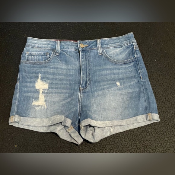 Cello jeans Denim Blue Women's Shorts size Large - Picture 1 of 5